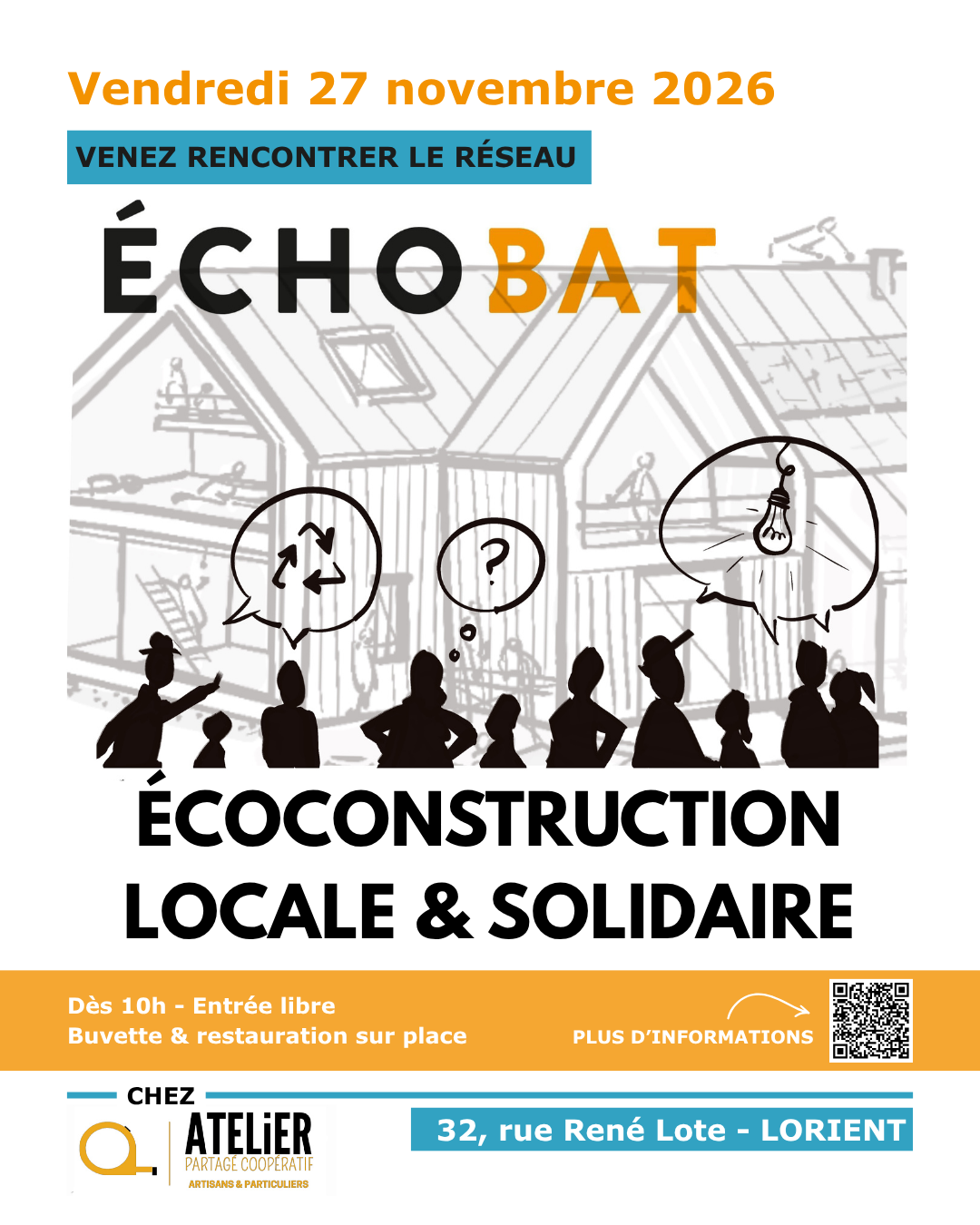 Salon de l’écoconstruction ÉCHOBAT le 27 novembre à Lorient